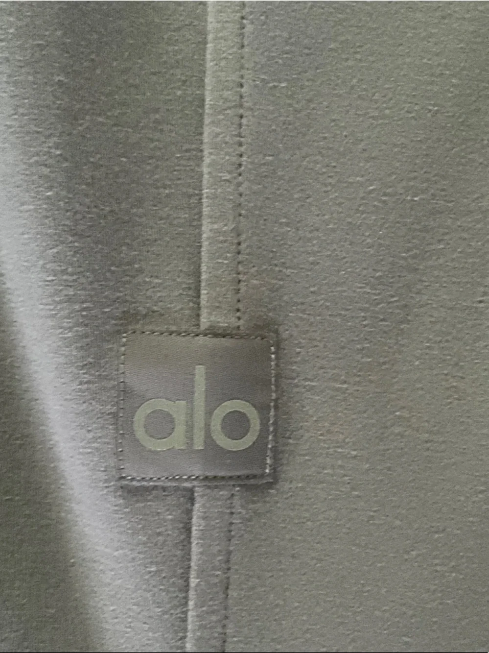 ALO Yoga Slate Gray Square Neck Bodycon Slip